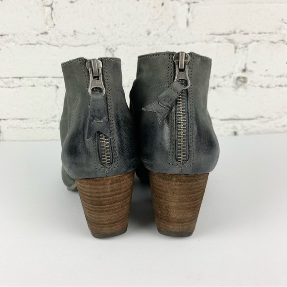 OTBT Patchouli Grey Sandal Ankle Bootie Heeled 6.5 - Picture 6 of 11